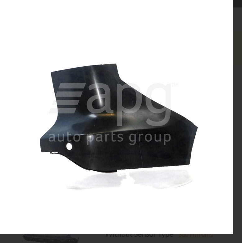 NEW RIGHT REAR BAR END COVER FOR HONDA CR-V WAGON 2/2007-12/2009 SENSOR TYPE
