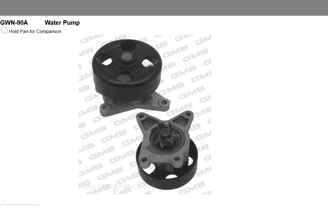 GENUINE GMB WATER PUMP+GASKET+SILICONE FOR Nissan Pulsar 1.8L C12