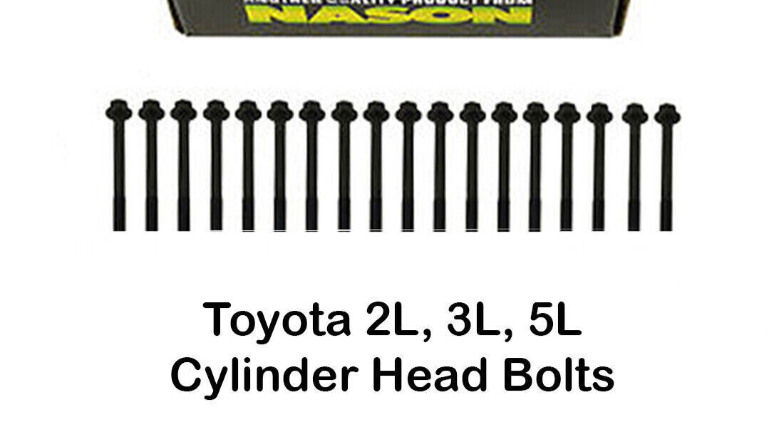 NEW Cylinder Head Bolts for Toyota 2L 3L 5L Hilux Hiace Dyna 4Runner Surf