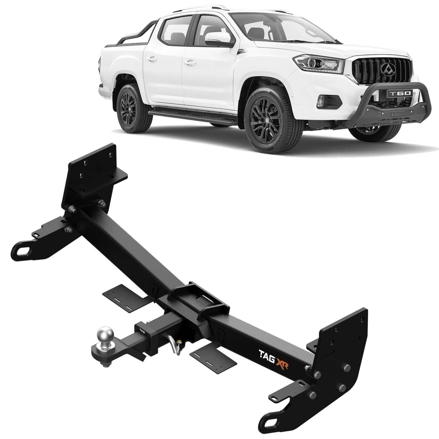 TAG Extreme Recovery Towbar And Wiring Kit For LDV T60 & T60 Max Styleside Tub (