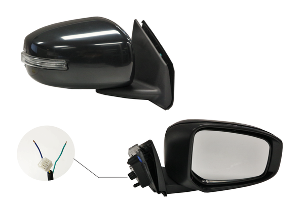 NEW DRIVER SIDE DOOR MIRROR FOR MITSUBISHI LANCER CJ/CF 9/07-12/17 7-PIN FOLDING