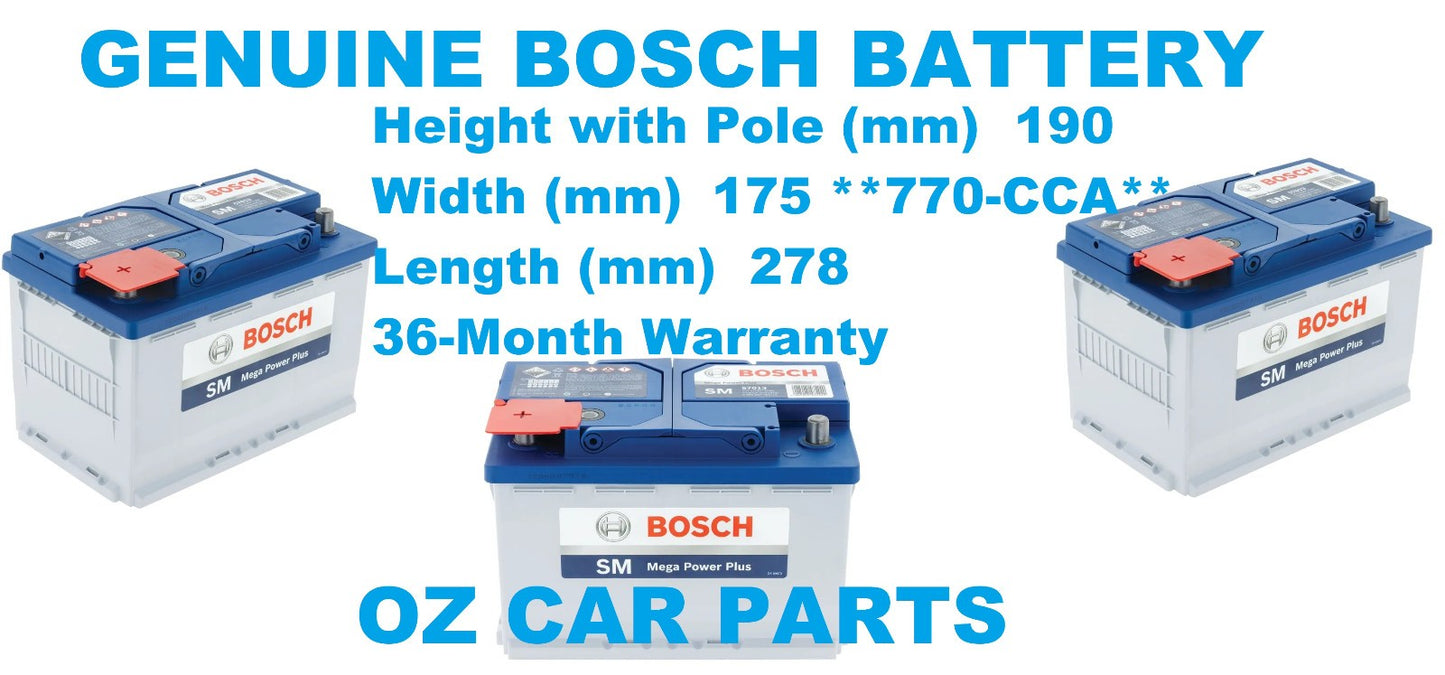 GENUINE BOSCH BATTERY FOR Holden Captiva CG (2006-2011) 3.2L PETROL