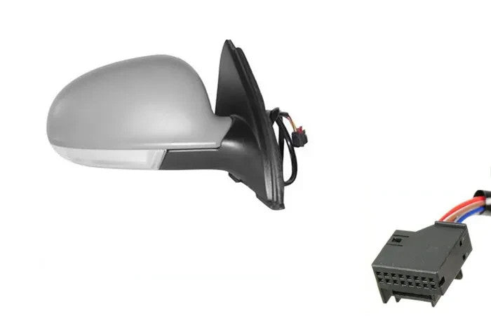 NEW RIGHT DOOR MIRROR FOR VOLKSWAGEN GOLF MK6 WAGON 10/2008 - 03/2013 MK-6