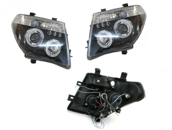NEW PAIR LED HEADLIGHT SET FOR NISSAN NAVARA D40 12/2005-01/2010 LED HEADLIGHTS