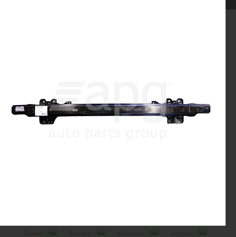 GENUINE FRONT CRASH BAR FOR HYUNDAI ILOAD IMAX 2/08-9/15 VAN