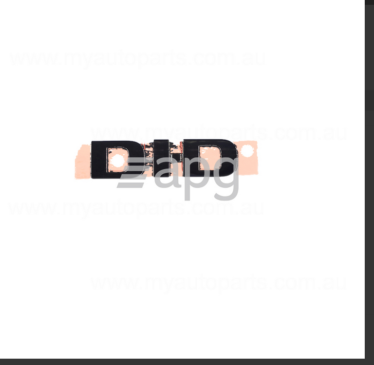 Genuine REAR TAIL GATE BADGE EMBLEM FOR MITSUBISHI TRITON MQ 1/15-11/18 "Di-D"