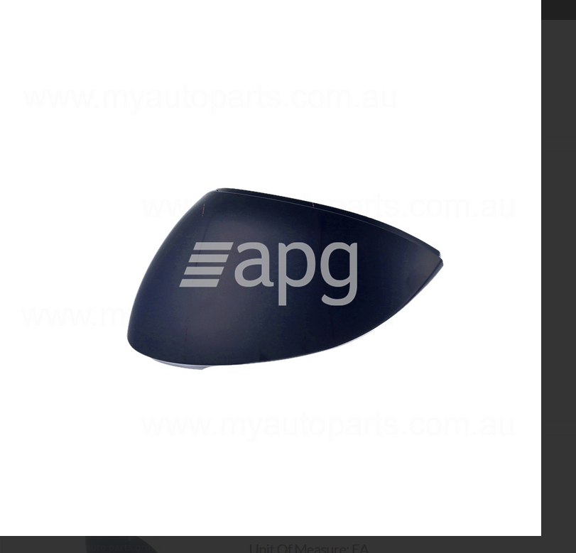 GENUINE LEFT DOOR MIRROR COVER FOR VW VOLKSWAGEN GOLF MK8 10/21-11/2023