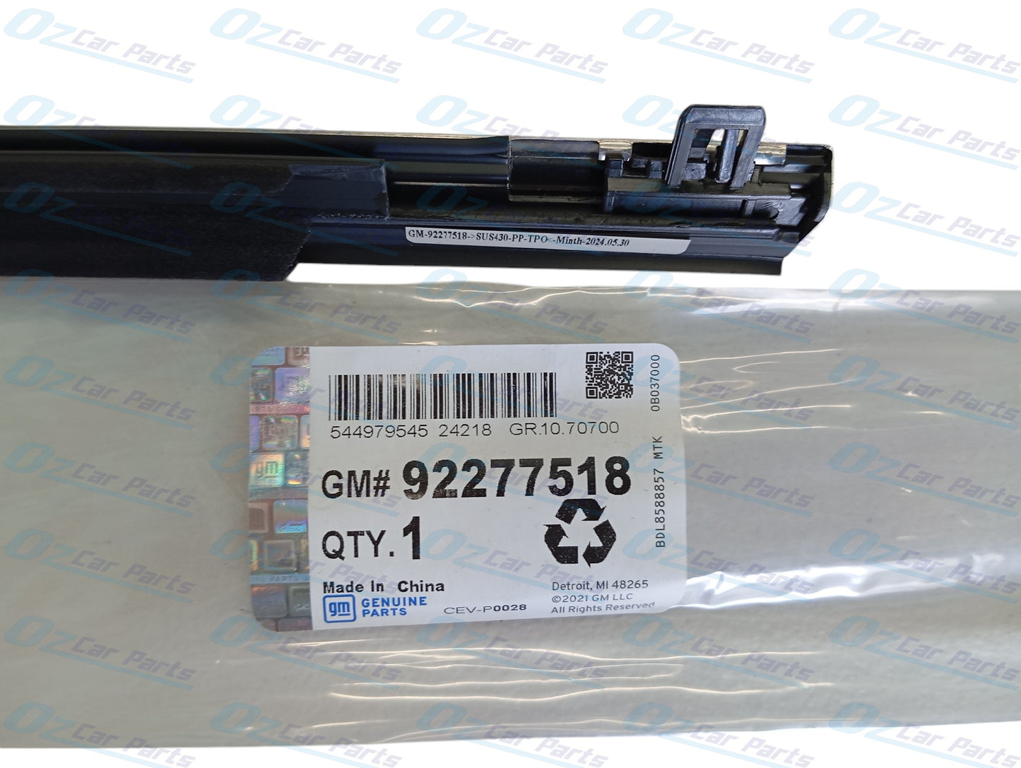 Driver Rear Door Window Belt Mould Trim Chrome Colour Genuine for Holden Commodore VE VF Sedan