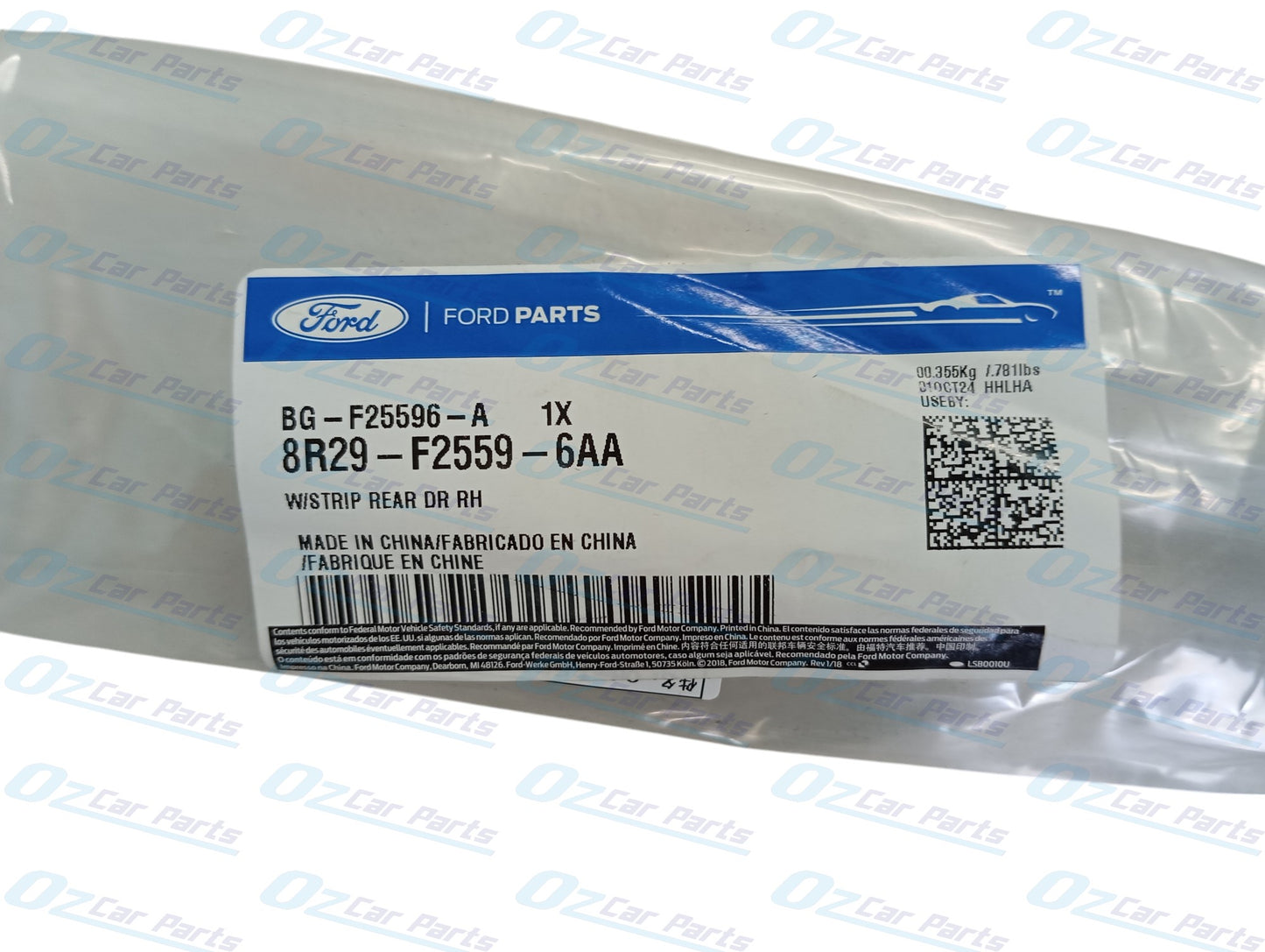 Driver Side Rear Outer Door Weather Window Rubber For Ford Falcon FG Sedan Genuine
