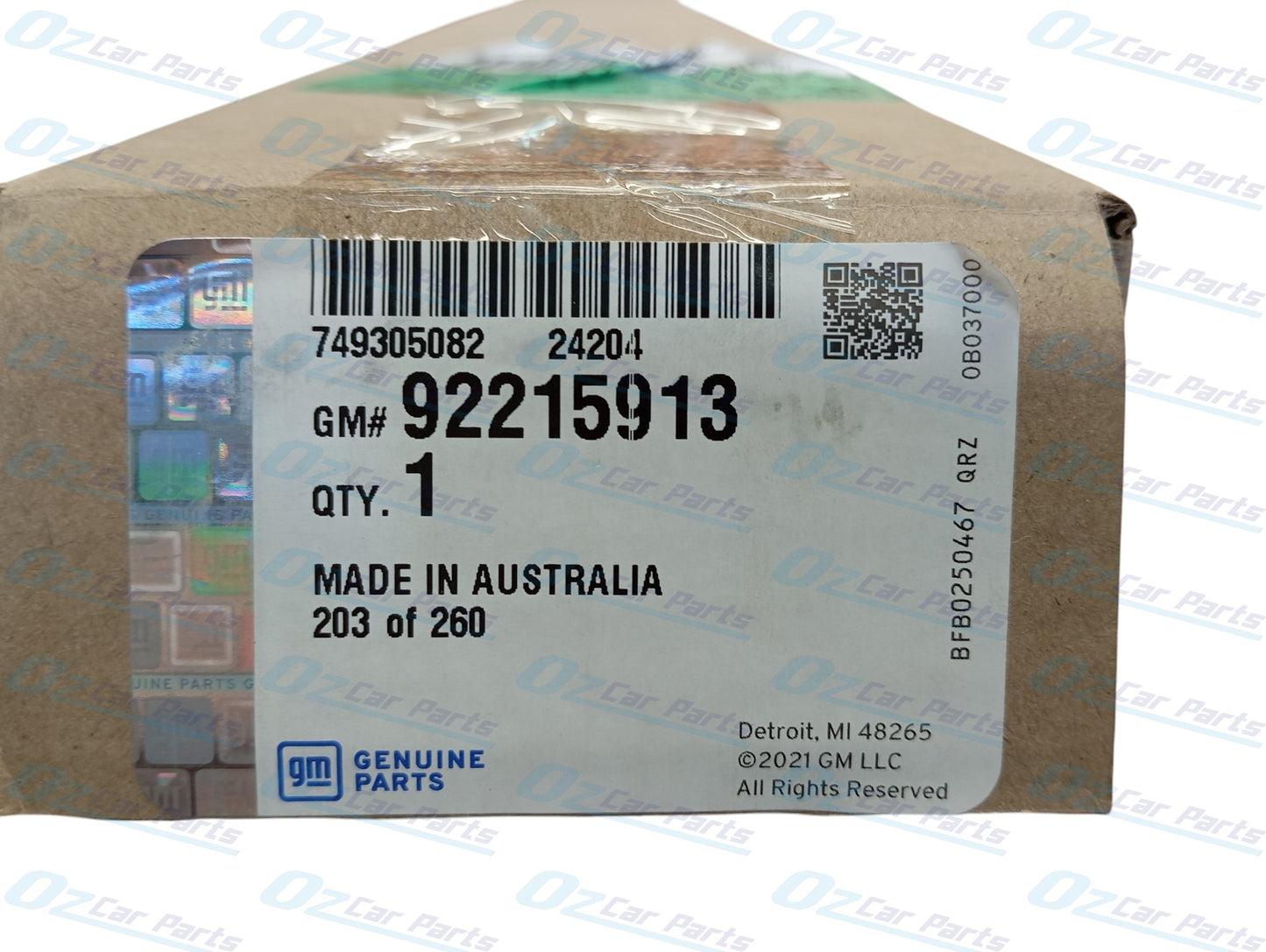 Tailgate Number Plate Light Garnish Mould Genuine for Holden Commodore VE ute