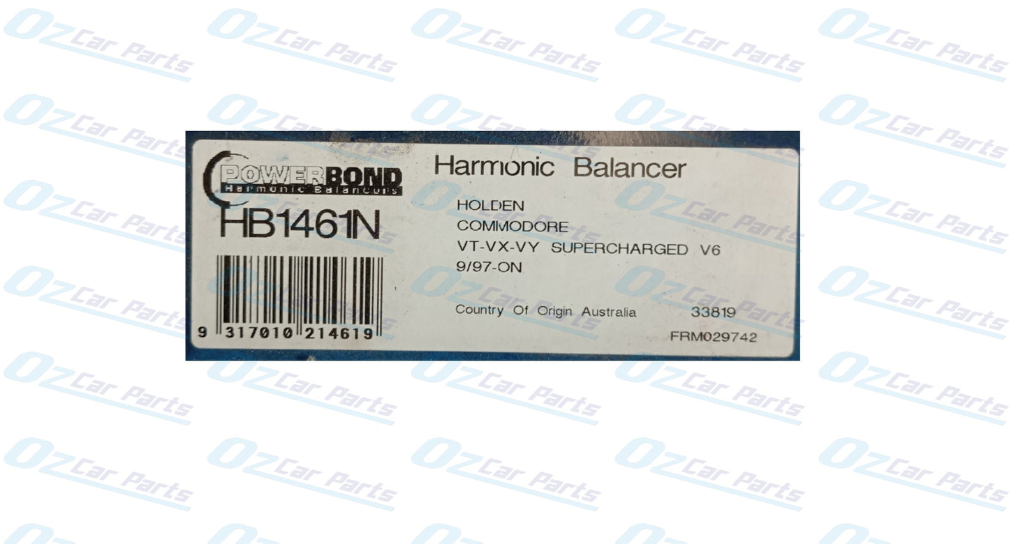 Harmonic Balancer for Holden Commodore Supercharged VS S2 VT VX VU VY V6 L67