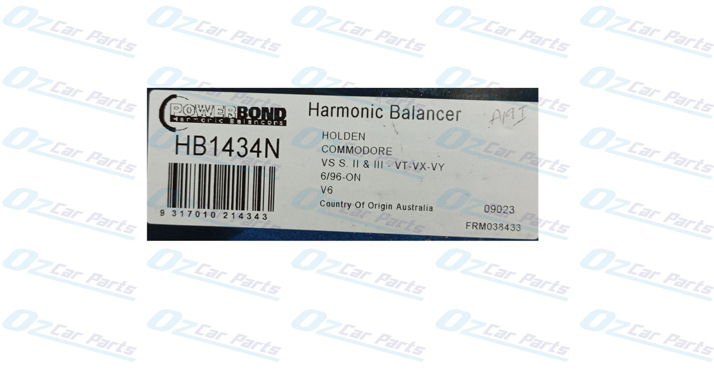 Harmonic Balancer for Holden Commodore V6 VS VT VX VY LG2 LN3 L36 3.8L