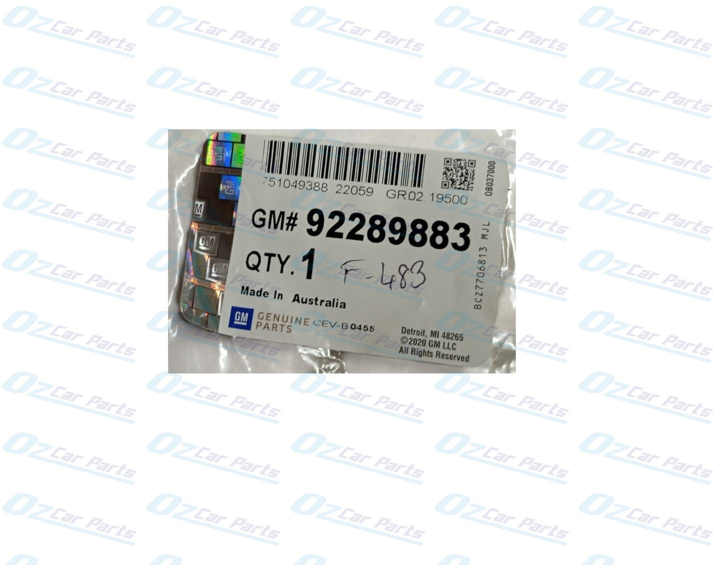 Front Center Sensor Bracket Bezels Pair Genuine for Holden Commodore VF SS Series 1