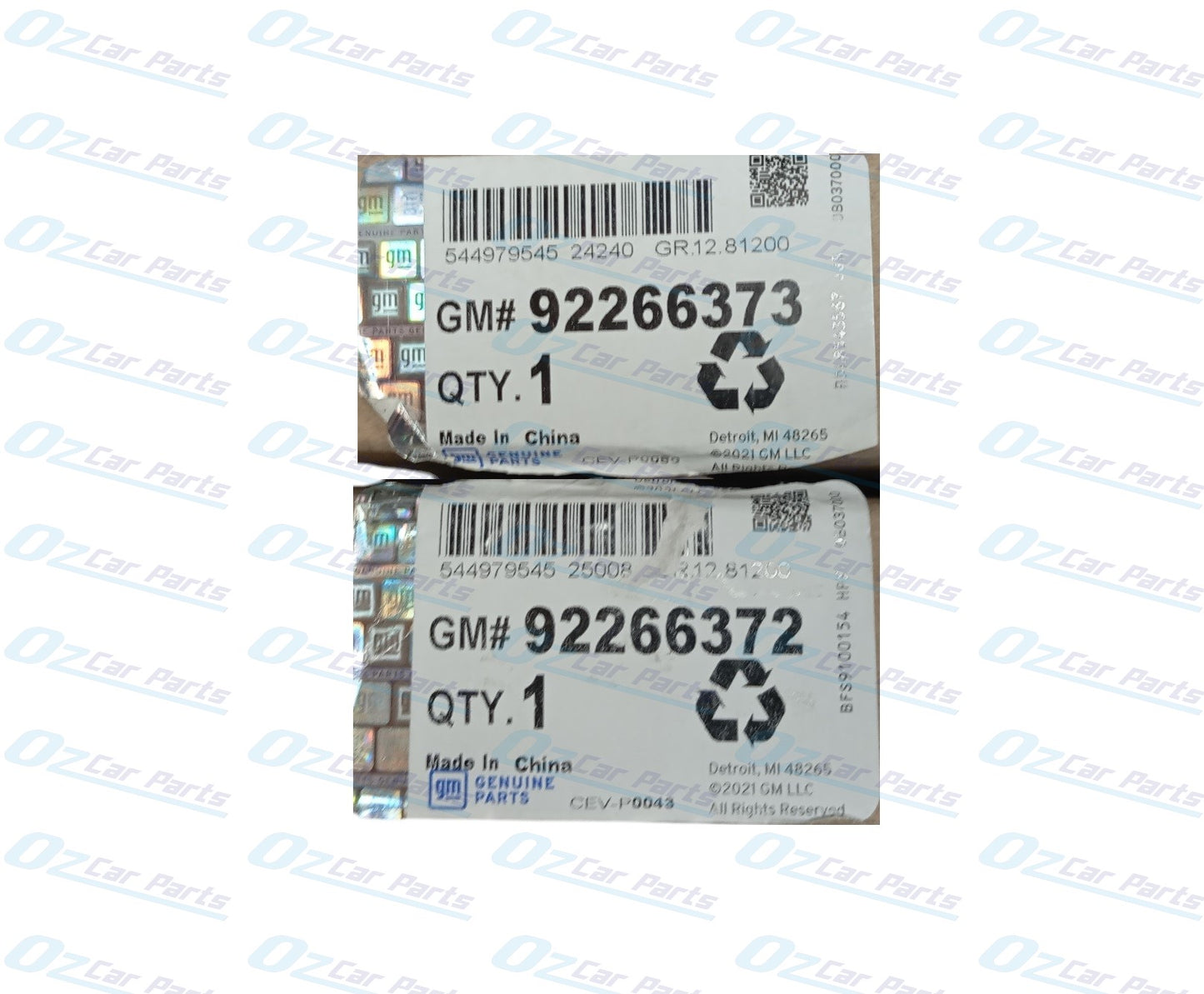 Top Roof Gutter Channel Mould Pair Genuine for Holden Commodore VE VF Omega Evoke SS SV6 SSV HSV Sedan