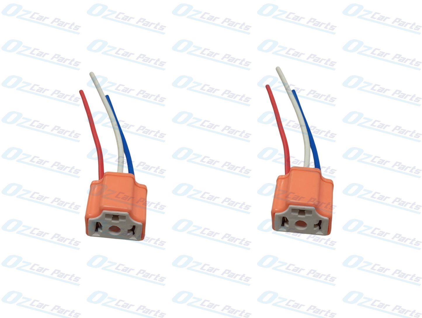 H4 Globes Plug with Wire Connector Pair for any Car