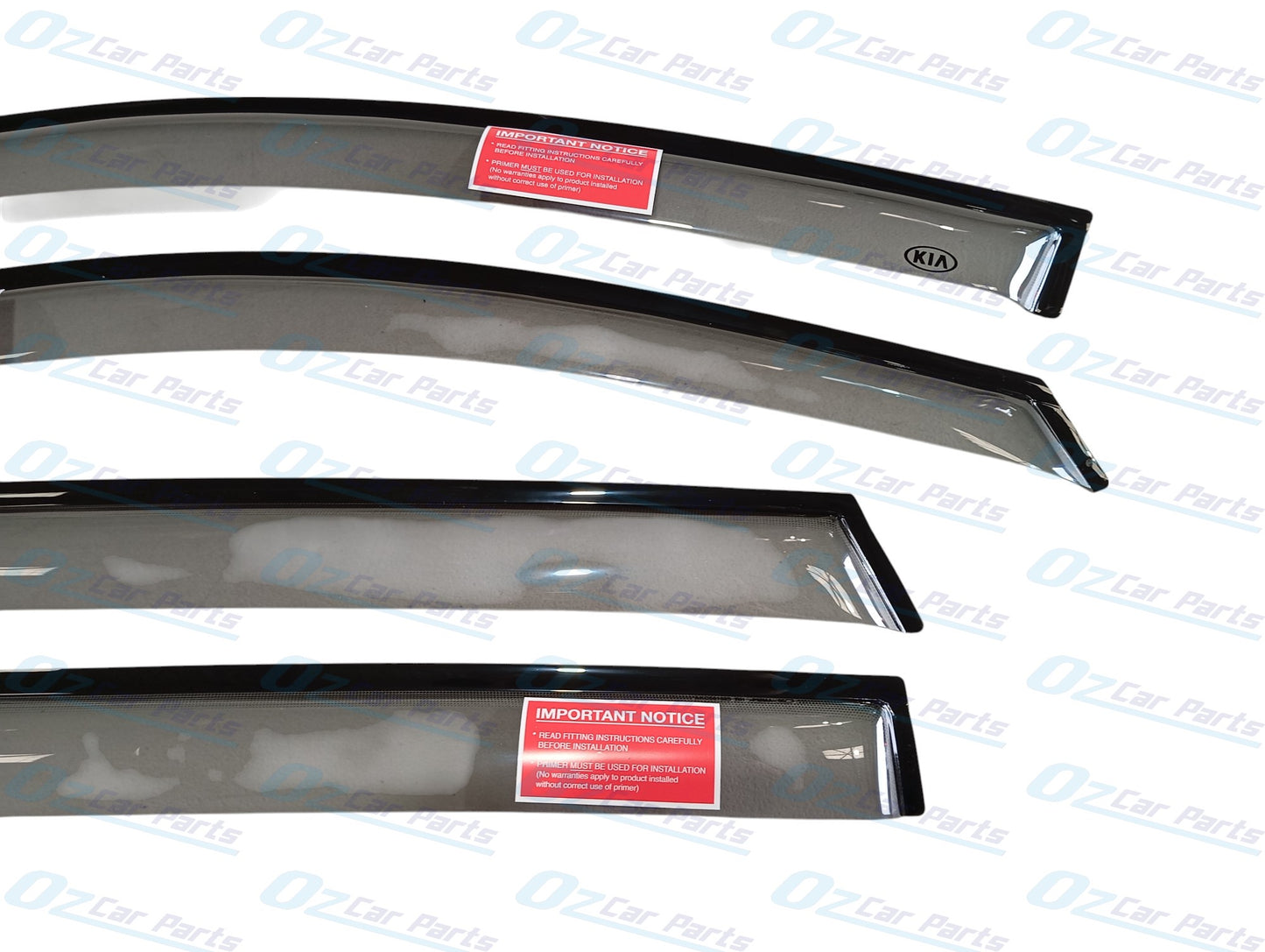 Smokey Weather Shields Tinted Slimline Set Genuine for Kia Sorento UM PE 2015 - 2020