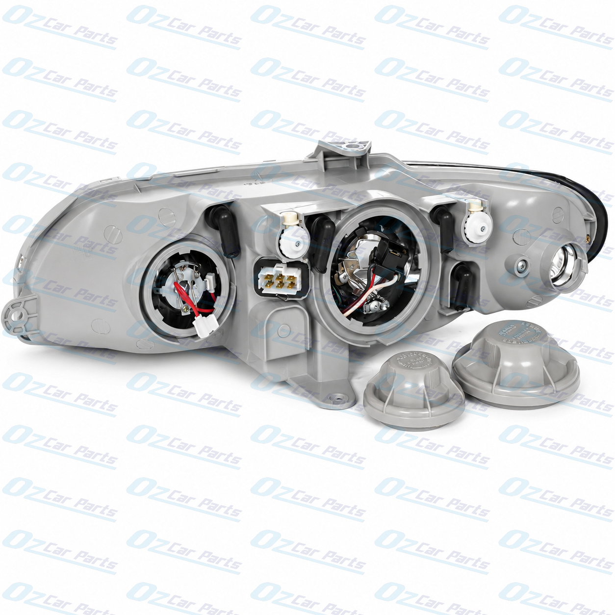 Right Headlight Tear Drop Black for Holden Commodore VX VU SS