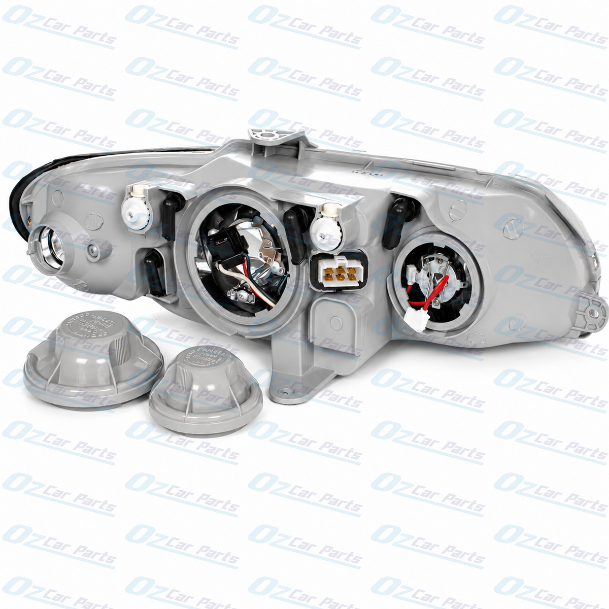 Left Headlight Tear Drop Black for Holden Commodore VX VU SS