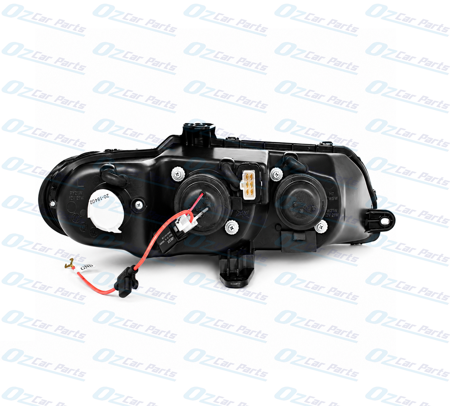 Left Headlight Black Altezza for Holden Commodore VX VU