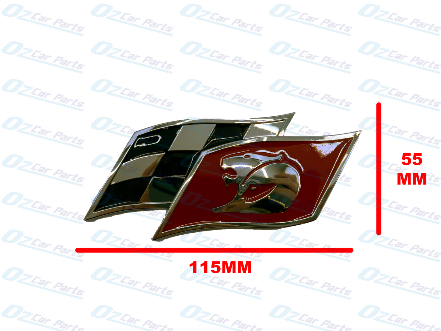 Red HSV Racing Flag Badge Emblem for Holden Commodore V8 SV6 SS SV8 GTS R8 Maloo