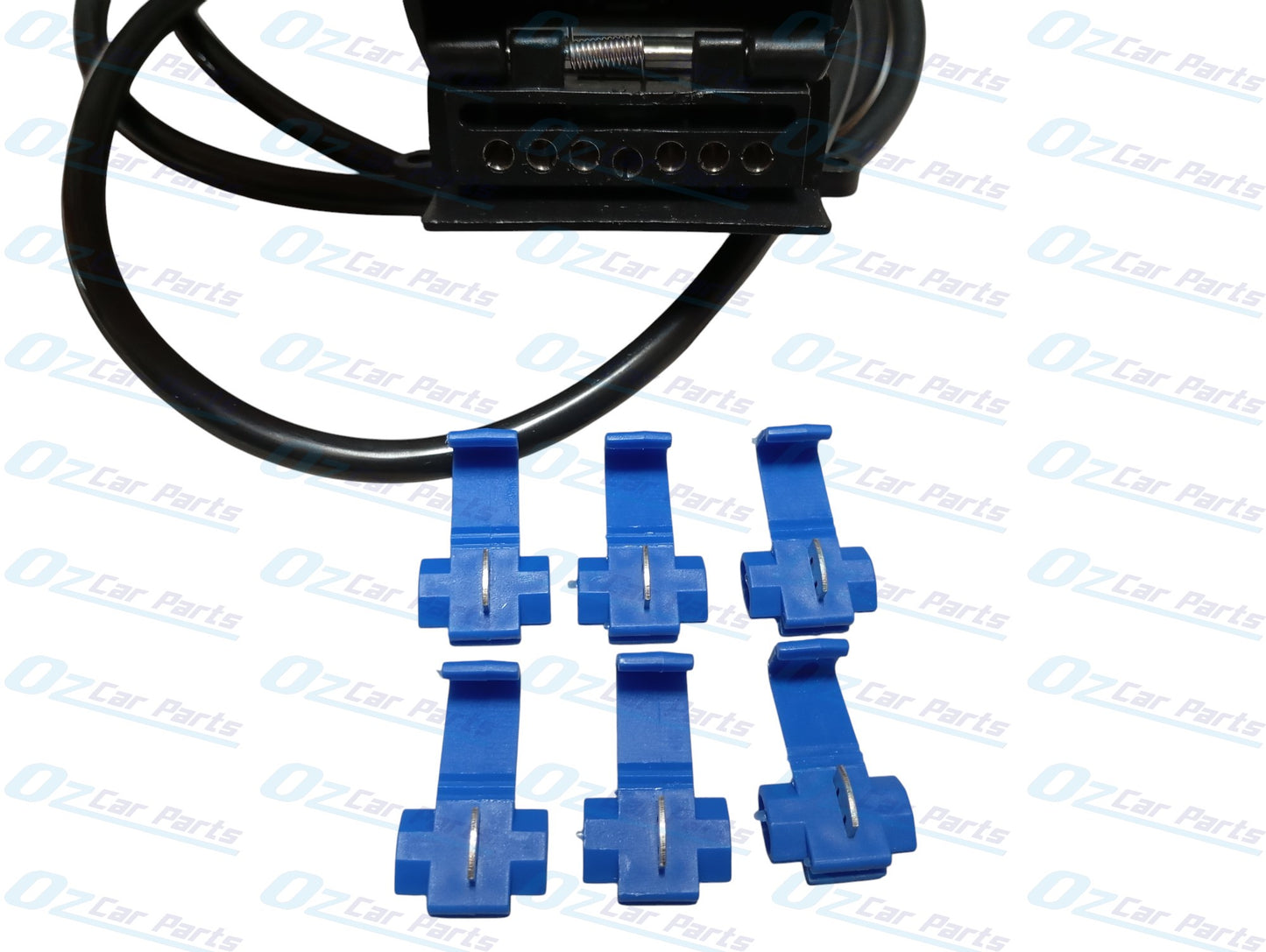 Trailer Towbar Boat Universal Wiring Kit Harness 7 Pin Flat Plug