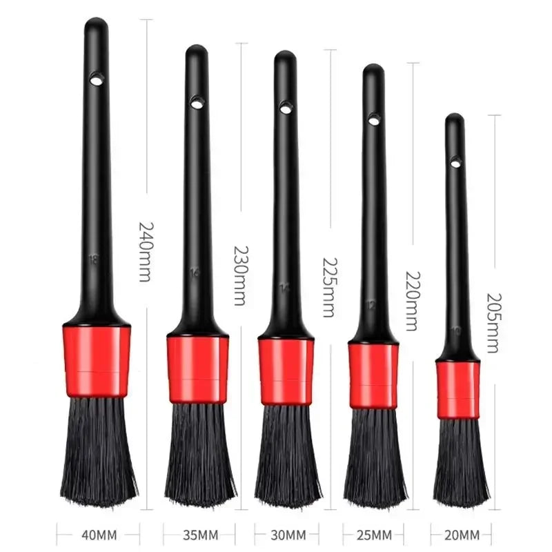 SEAMETAL | Round Detailing Brush 5 Pack Set