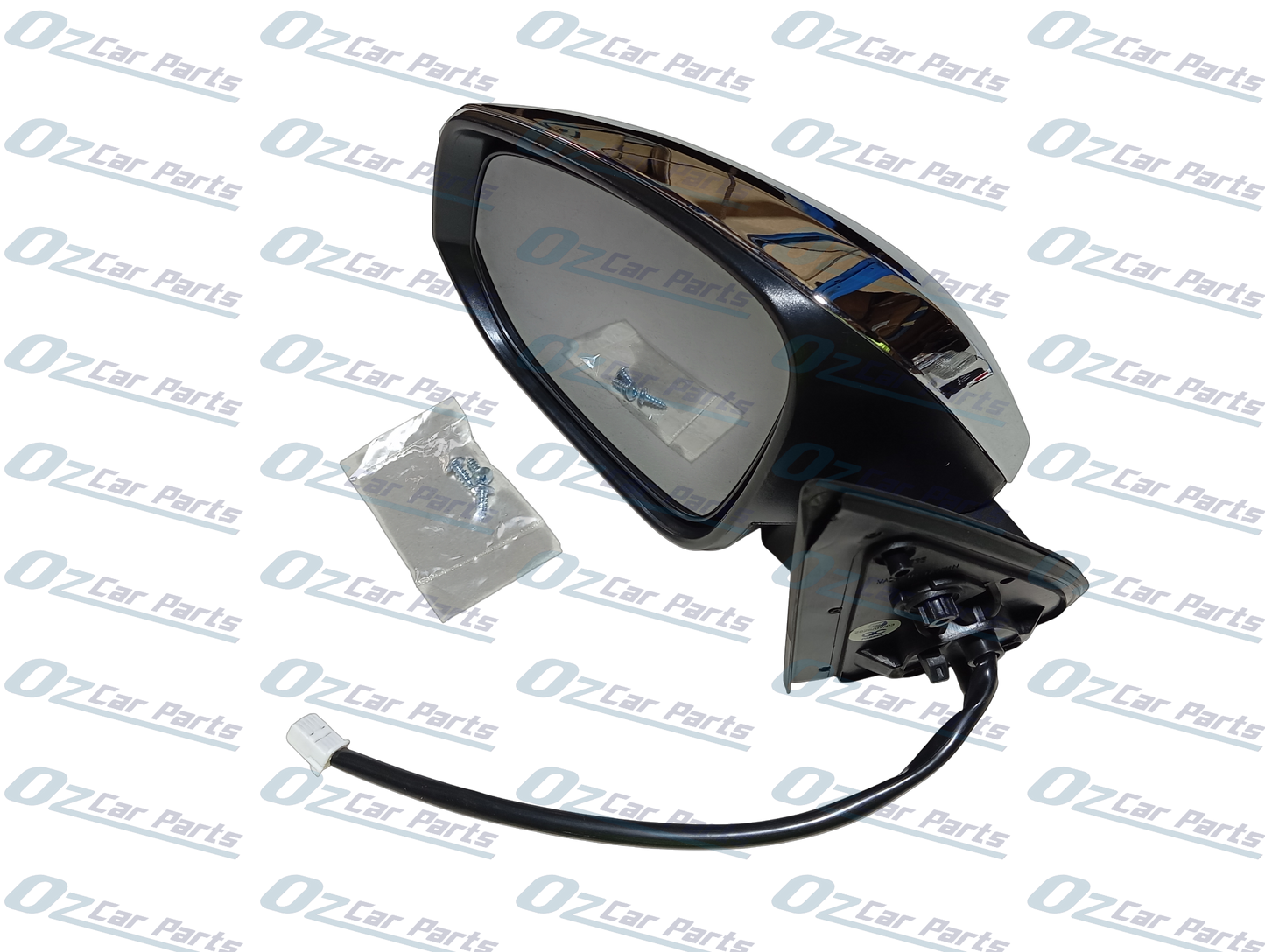Passenger Side Door Mirror Chrome 7 Pin for Toyota Hilux 15-On