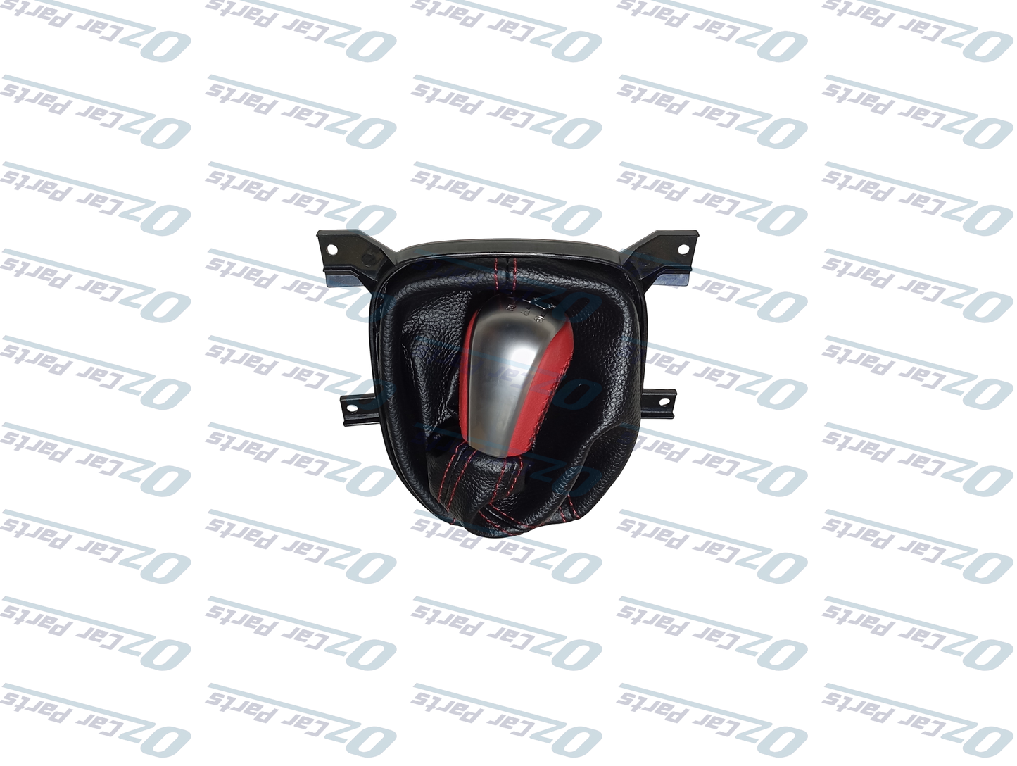 Red Manual Gear Knob & Boot Leather Cover for Holden Commodore VE V6