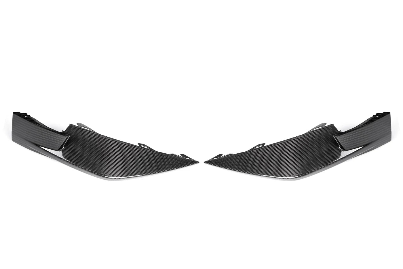 OEM Style Pre Pregged Dry Carbon Fiber Front Splitters for BMW M3 G80 / M4 G82 2020+