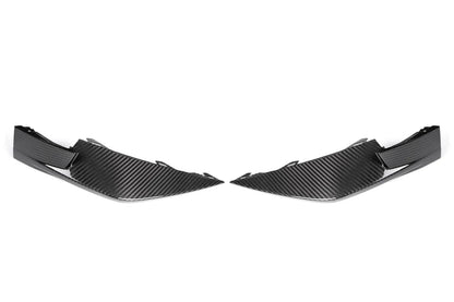 OEM Style Pre Pregged Dry Carbon Fiber Front Splitters for BMW M3 G80 / M4 G82 2020+