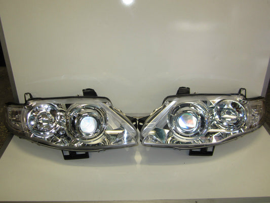 FITS Ford Falcon FG XT SERIES 2 MK G6 G6E F6 Headlights Chrome Brand New pair