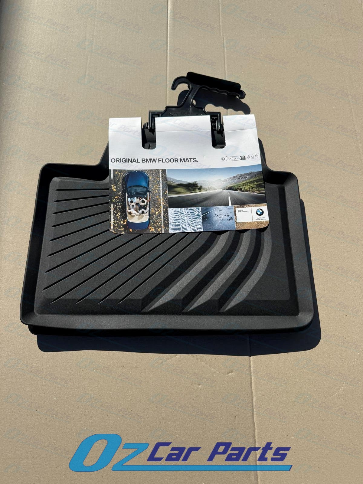 Genuine BMW 3 Series G20 M3 G80 Rubber Rear Floor Mats Pair M340i 330i