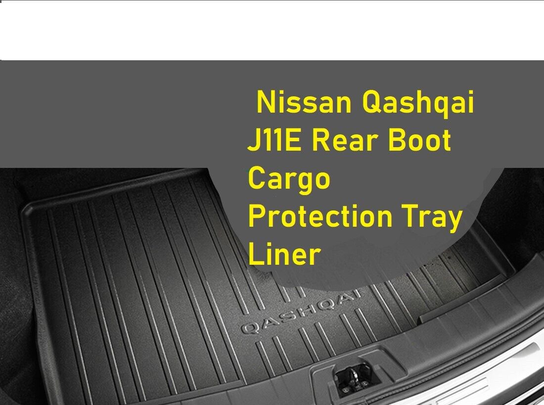 For Nissan Qashqai J11 Rear Protection Tray Liner-Rear Boot Cargo Protection