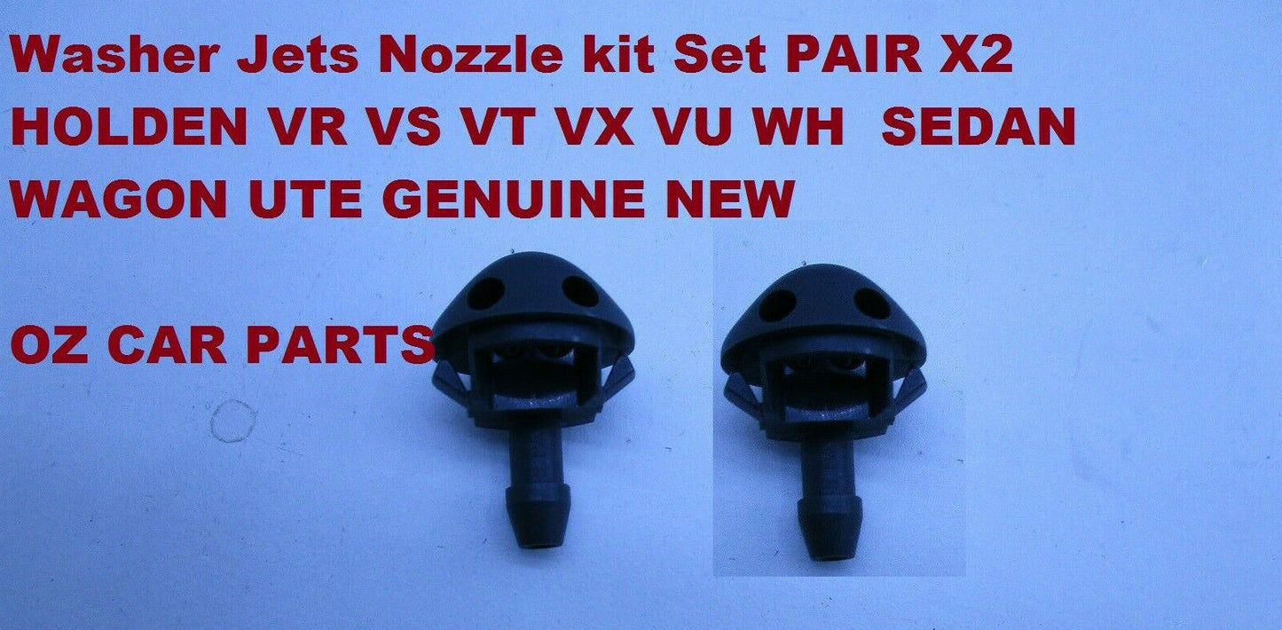 Washer Jets Twin Nozzle kit Set PAIR X2 HOLDEN VR VS VT VX VU WH GENUINE NEW