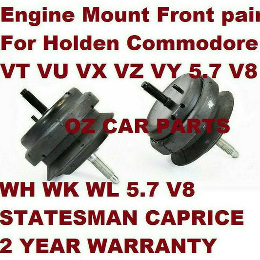 5.7 V8 ENGINE MOUNT FOR STATESMAN CAPRICE V8 HOLDEN COMMODORE PAIR X2 NEW