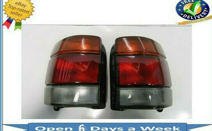 FOR HOLDEN COMMODORE VG VN VP UTE WAGON SMOKEY/ TINTED TAIL LIGHTS PAIR NEW