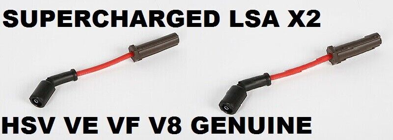 HOLDEN COMMODORE Supercharged VE VF V8 6.0L 6.2L SPARK PLUG LEADS X2 GENUINE