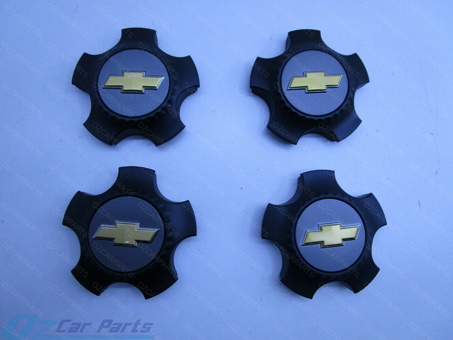 CHEVY MAG WHEEL CENTRE CAPS FOR HOLDEN COMMODORE VE SS SV6 SSV GENUINE SET OF X4