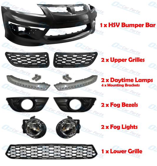 COMPLETE FRONT BAR BUMPER FOR HOLDEN VE HSV E2 E3 Clubsport NEW SEDAN WAGON UTE