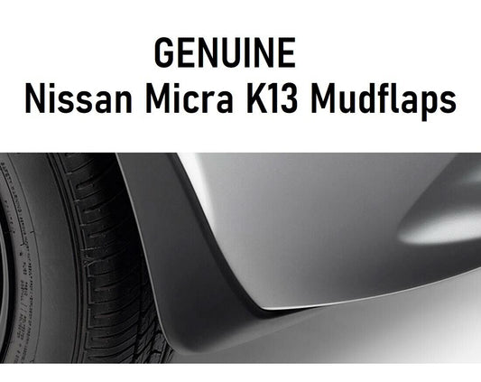 For Nissan Micra K13 Mudflaps GENUINE MUDFLAPS FULL SET KIT NISSAN MICRA K13 NEW