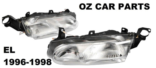 FOR FORD FALCON / FUTURA EL HEADLIGHTS HEAD LAMPS PAIR NEW 1996-1998 LH+RH