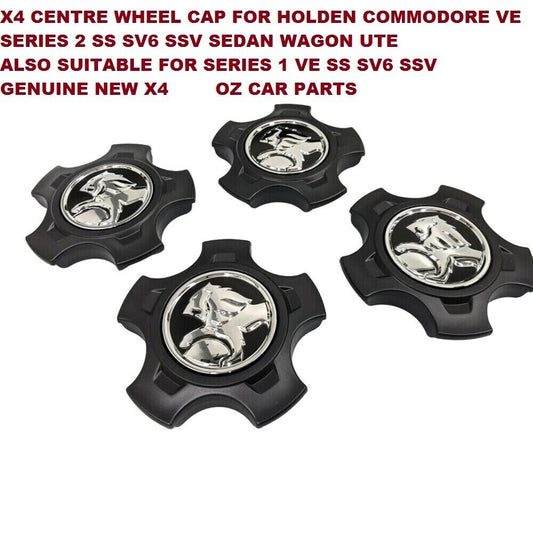 Centre WHEEL Cap FOR VE SV6 SS SSV SERIES 2 HOLDEN COMMODORE GENUINE NEW X4