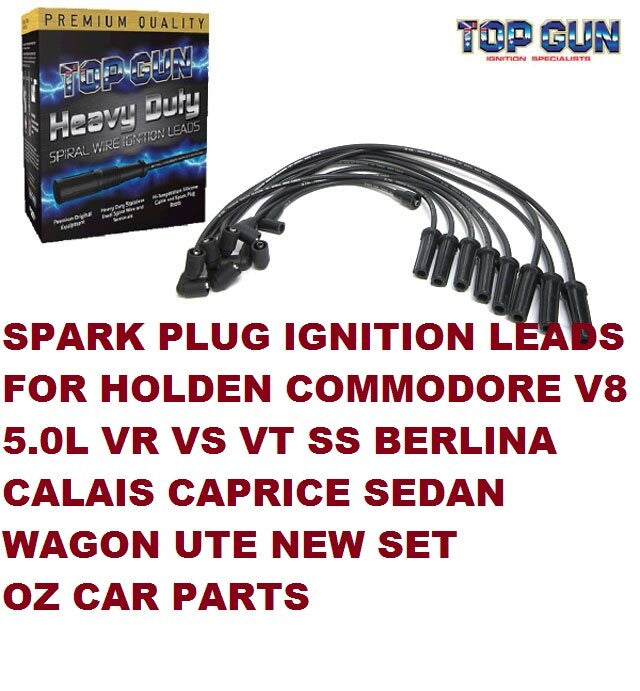 SPARK PLUG IGNITION LEAD SET FOR Holden Commodore 5.0L VR-VQ-VN-VP-VG V8