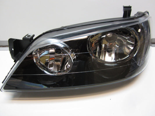 BLACK HEADLIGHT PASSENGER SIDE FOR Ford Falcon BA BF Mk1 XT