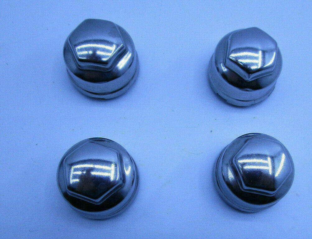 STATESMAN CAPRICE WN HOLDEN Lock Nut Covers plastic CHROME X4 GENUINE NEW