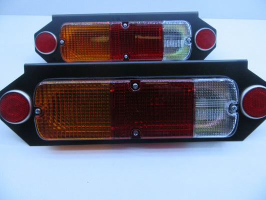 X2 Tray Back Ute AND TRAILER Tail Lights With Bracket AND GLOBES X2 PAIR SET