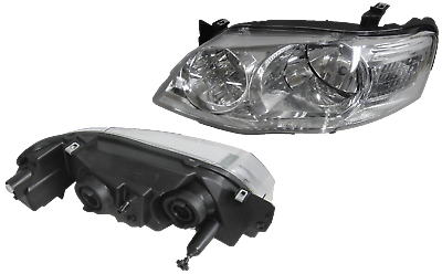 FITS FOR Ford Falcon BF Mk2 XT CHROME Headlight Head Light Brand New LEFT HAND