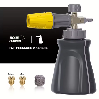 ROUE | Upgraded Pressure Washer Foam Cannon 1/4” Quick Connector