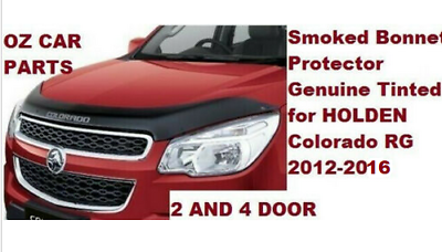 Smoked Bonnet Protector Genuine Tinted for HOLDEN Colorado RG 2012-2016 NEW