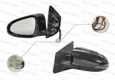 Passenger Side Door Mirror 9 Pin for Toyota Corolla ZRE182 12-18